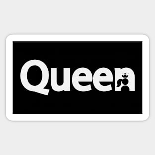 Queen being a queen typography design Sticker
